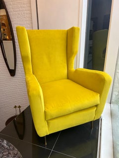 1950s Gio Ponti att. Wingback Lounge Chair