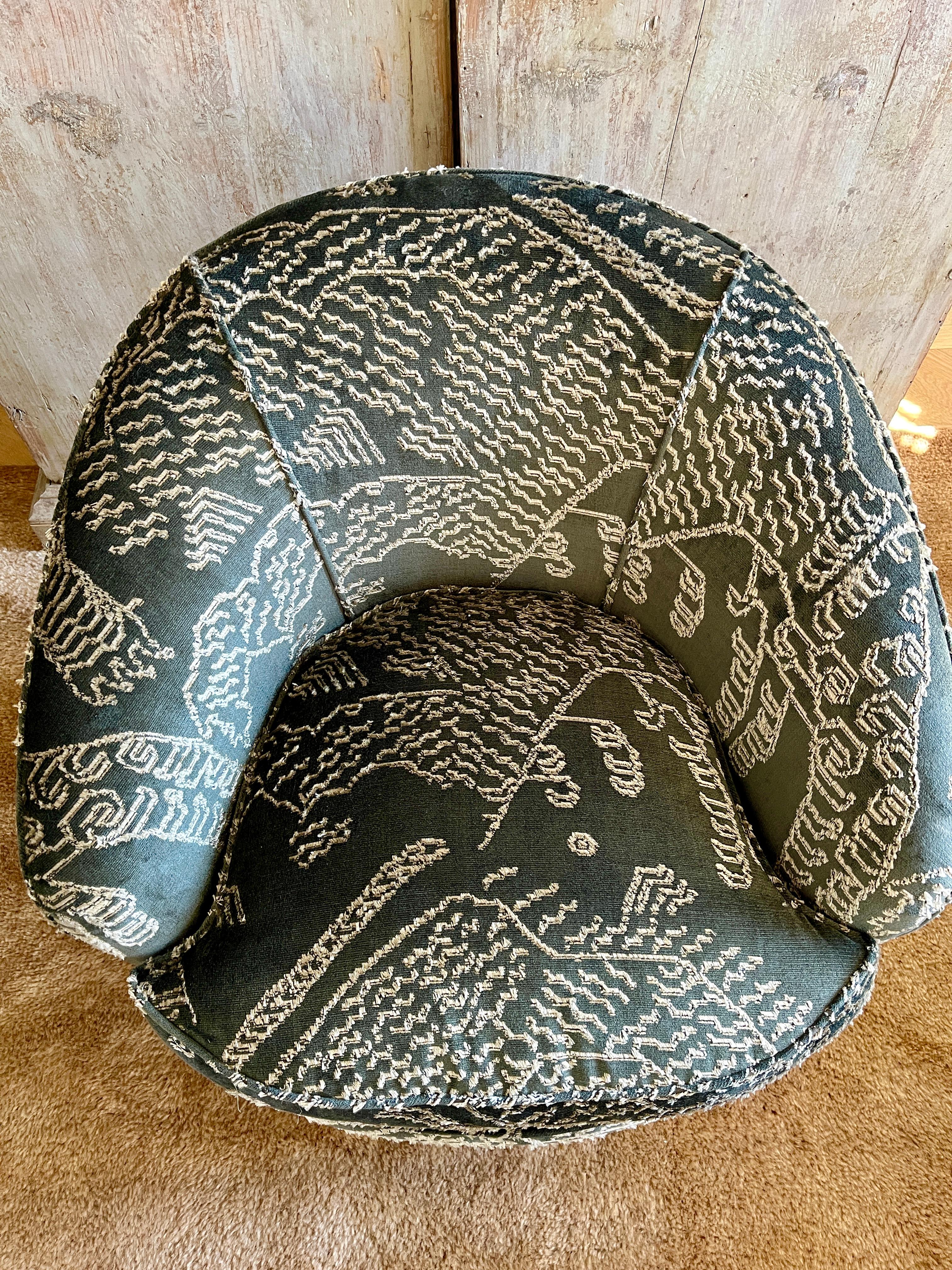 1950s Gio Ponti Attributed Armchair for Casa & Giardino Newly Upholstered 1