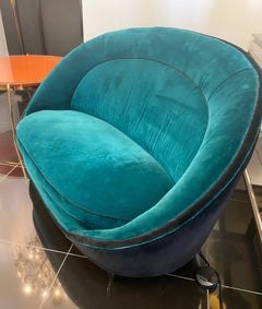 Sofá curvo de los años 50 atribuido a Gio Ponti