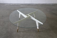 1950s Gio Ponti Glass Coffee Table Model 1101 Singer and Sons Italy