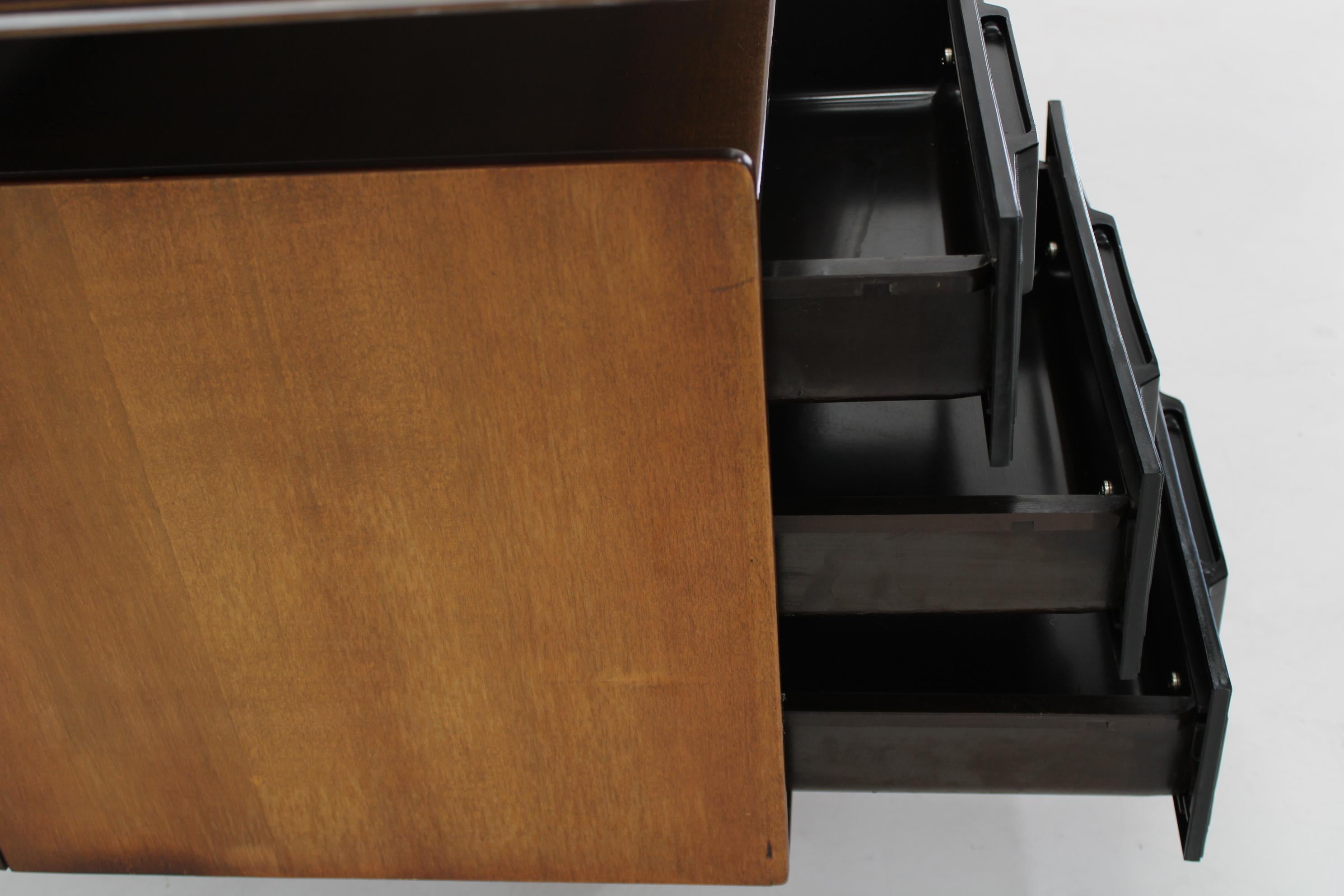 Italian 1950s Gio Ponti Large Executive Desk for RIMA Padova in Walnut Finish, Italy