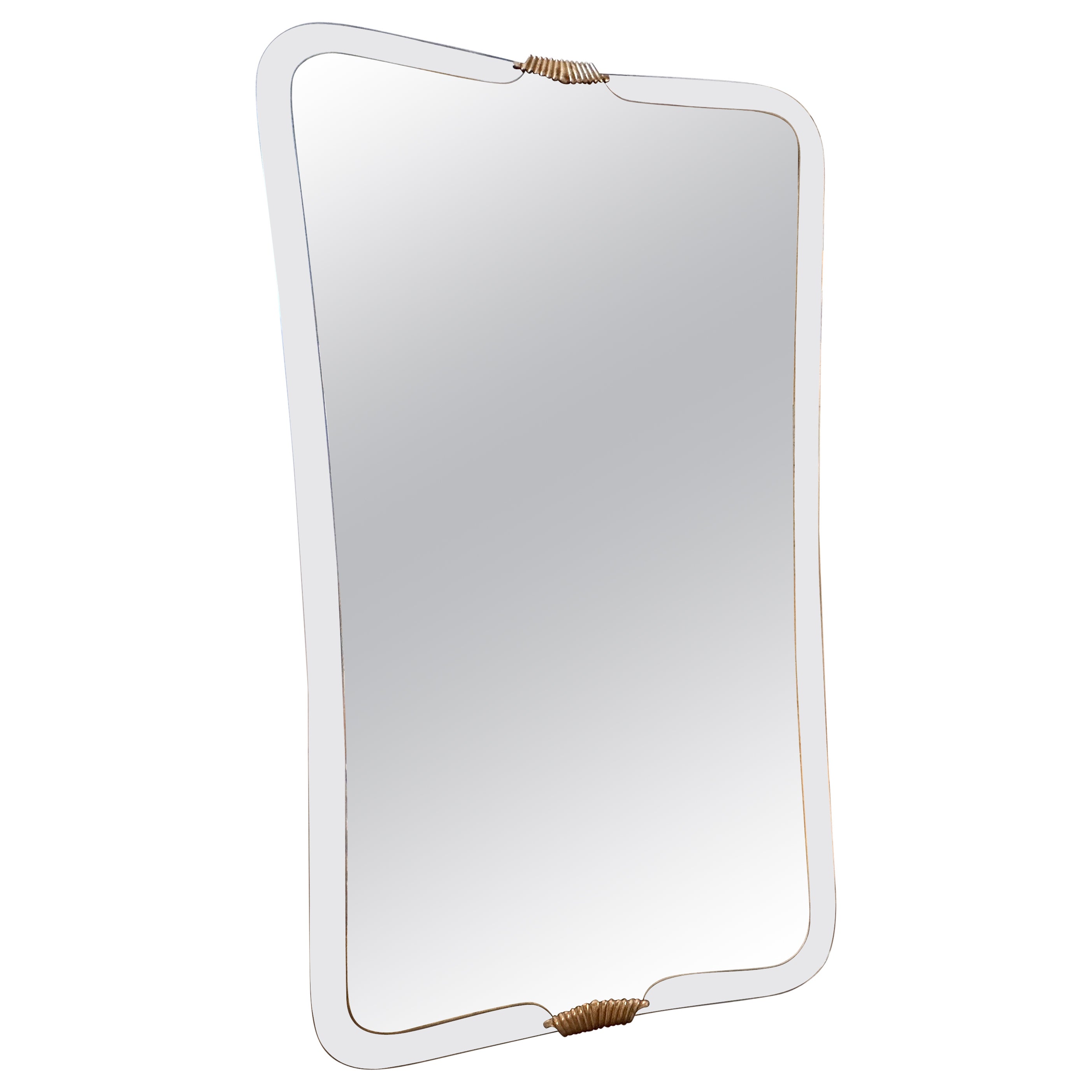 Espejo de pared italiano con forma de biscuit estilo Gio Ponti de mediados de siglo XX en venta