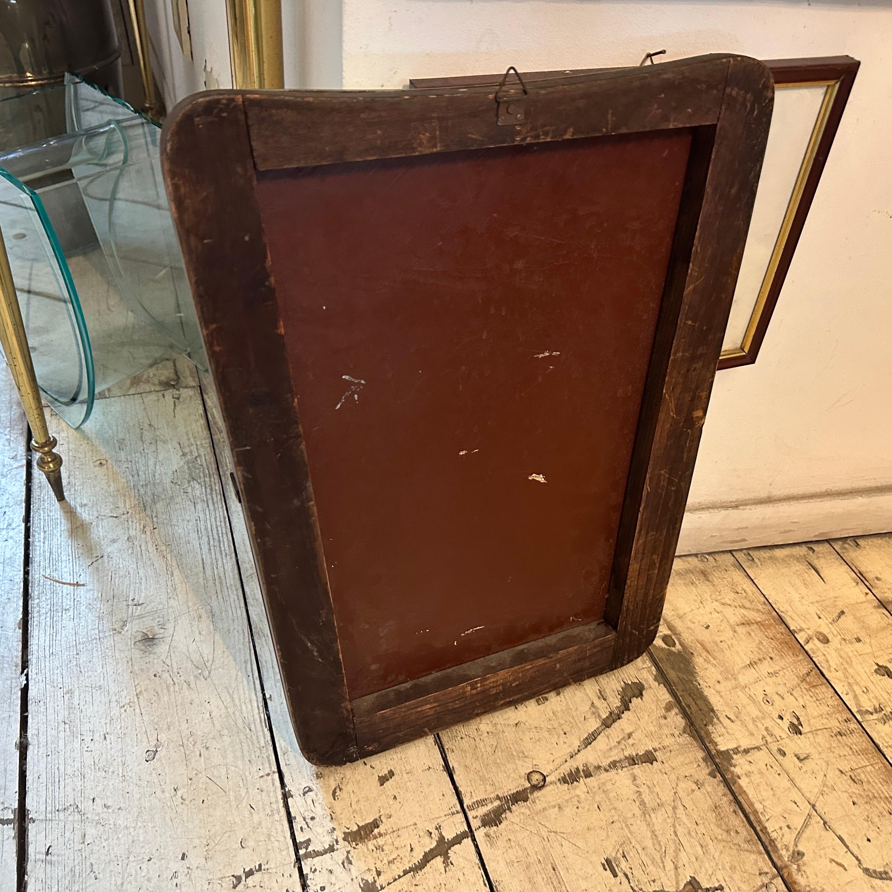 1950s Mid-Century Modern Italian Wall Mirror For Sale 2