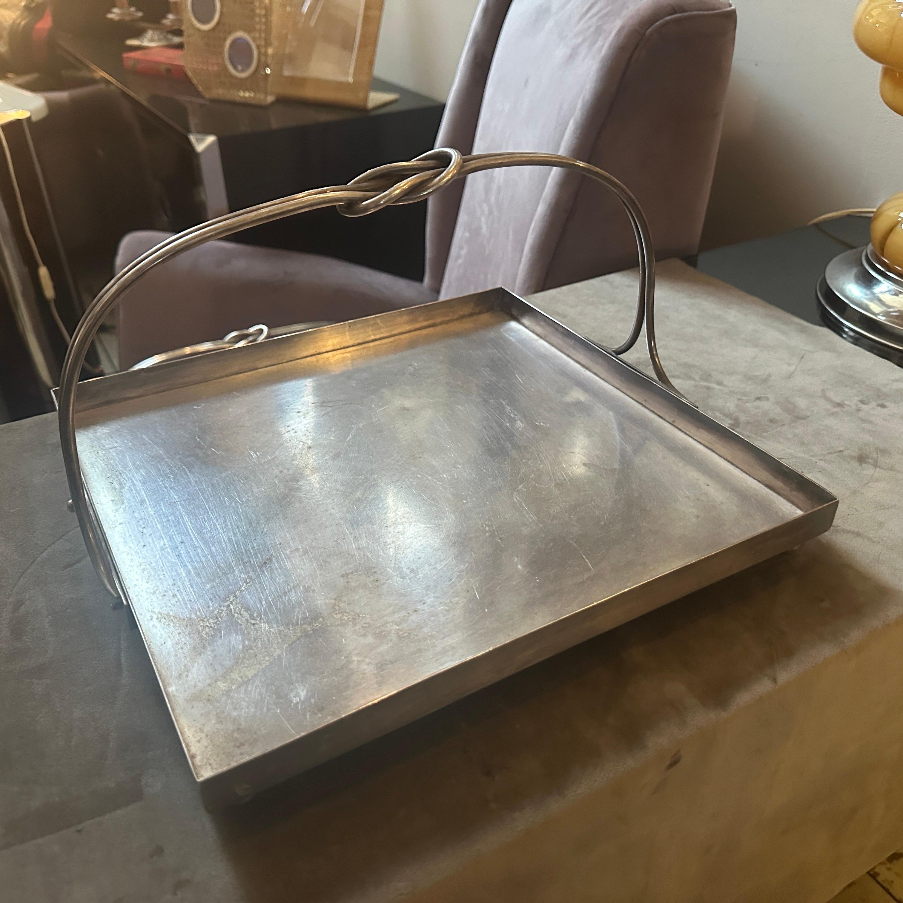 Vassoio da portata in stile Mid-Century Modern di Krupp Milano del 1950 di Gio Ponti in vendita 1