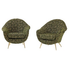 Sedie da salotto in ottone