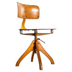 1950’s Giroflex Original Swivel Desk Chair - Sprung Seat