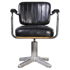 1950's Gispen Original Black Armchair