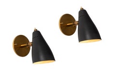 1950s Giuseppe Ostuni Articulating Sconces for O-Luce