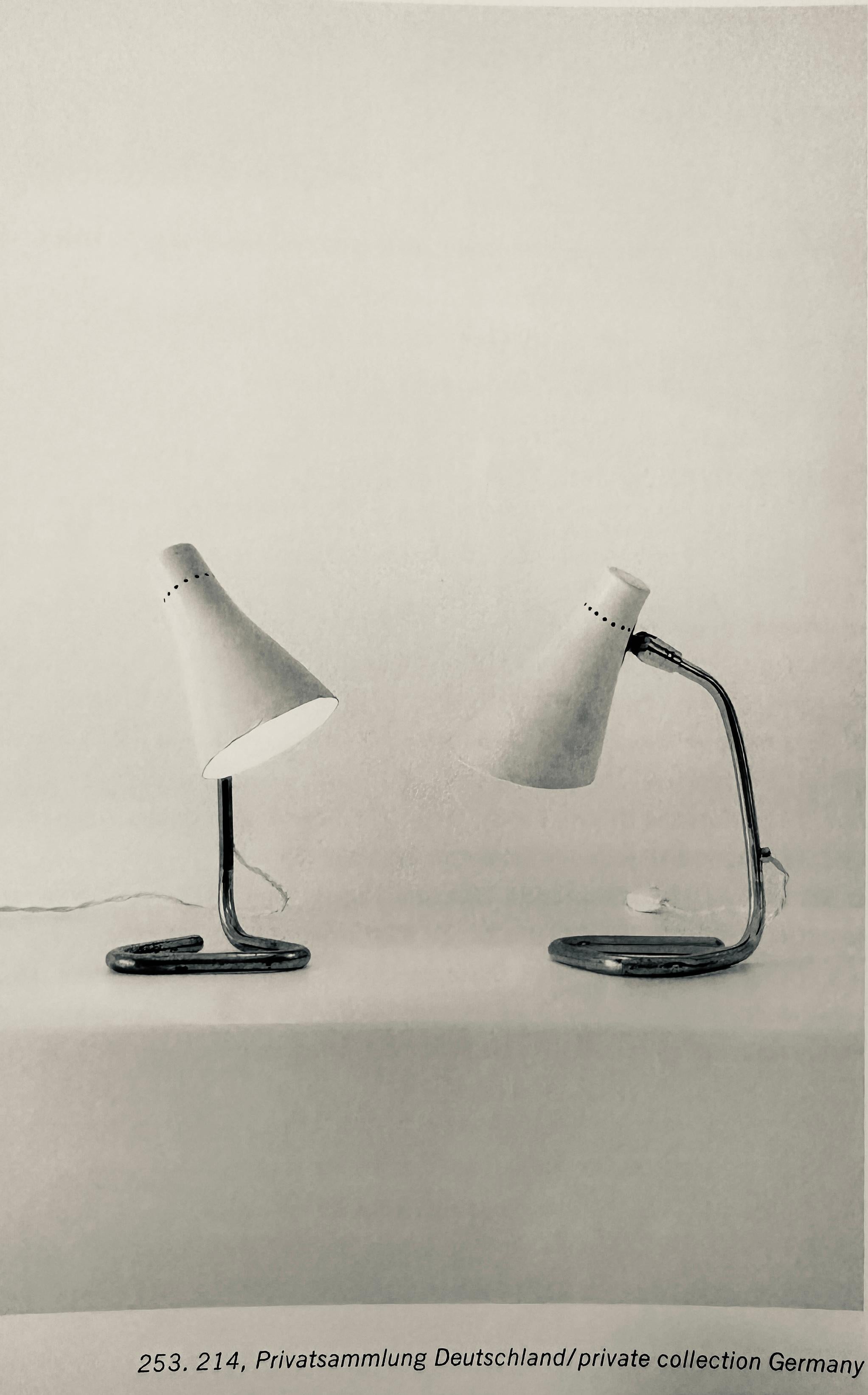 1950s Giuseppe Ostuni Model #214 Metal & Brass Table Lamp for O-Luce For Sale 9