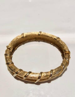 1950s Givenchy Costume Jewellery Slave Bangle Bracelet