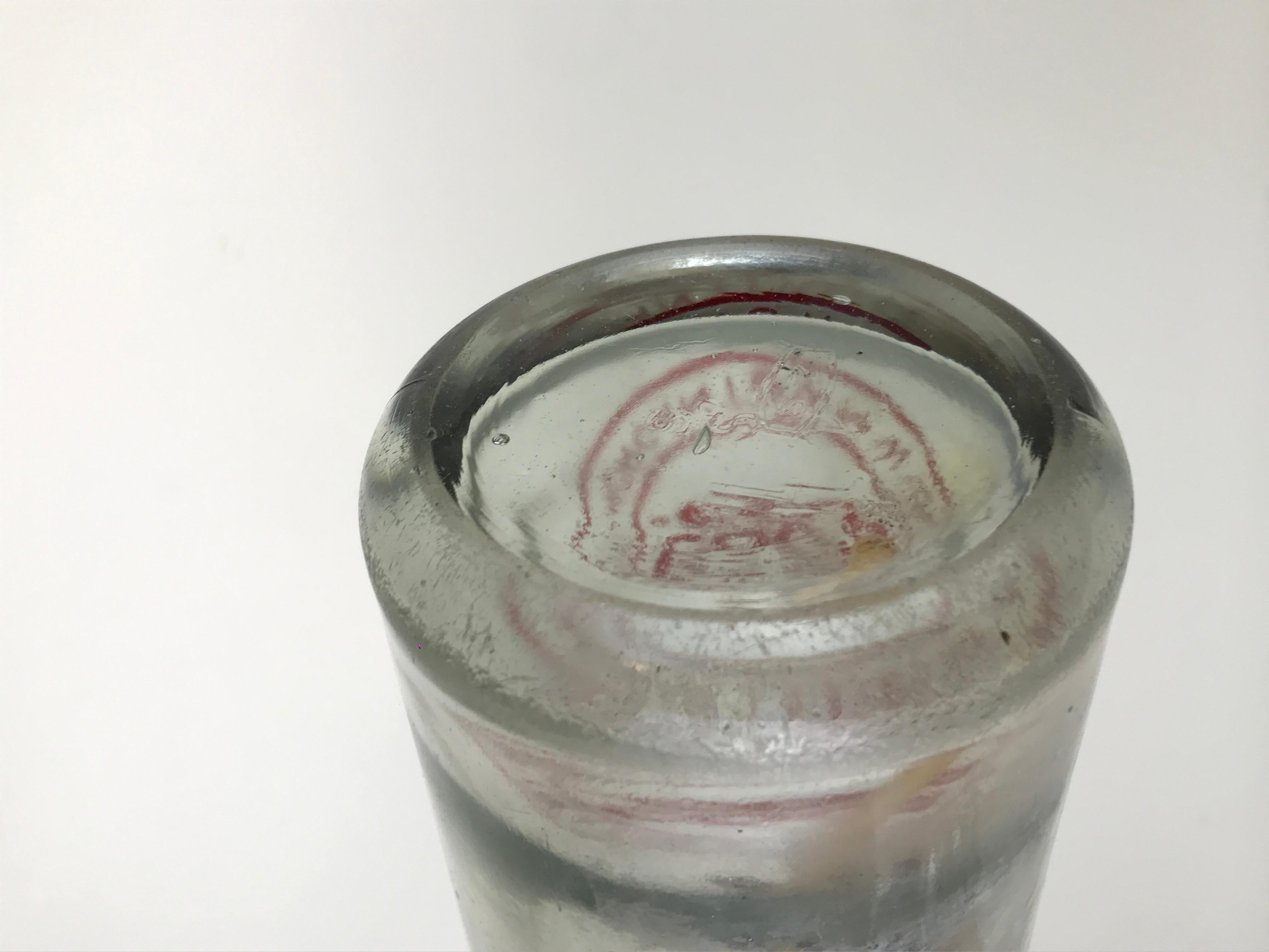 Mid-20th Century 1950s Glass American Advertising Soda Syphon Seltzer Coca-Cola Bar Bottle For Sale