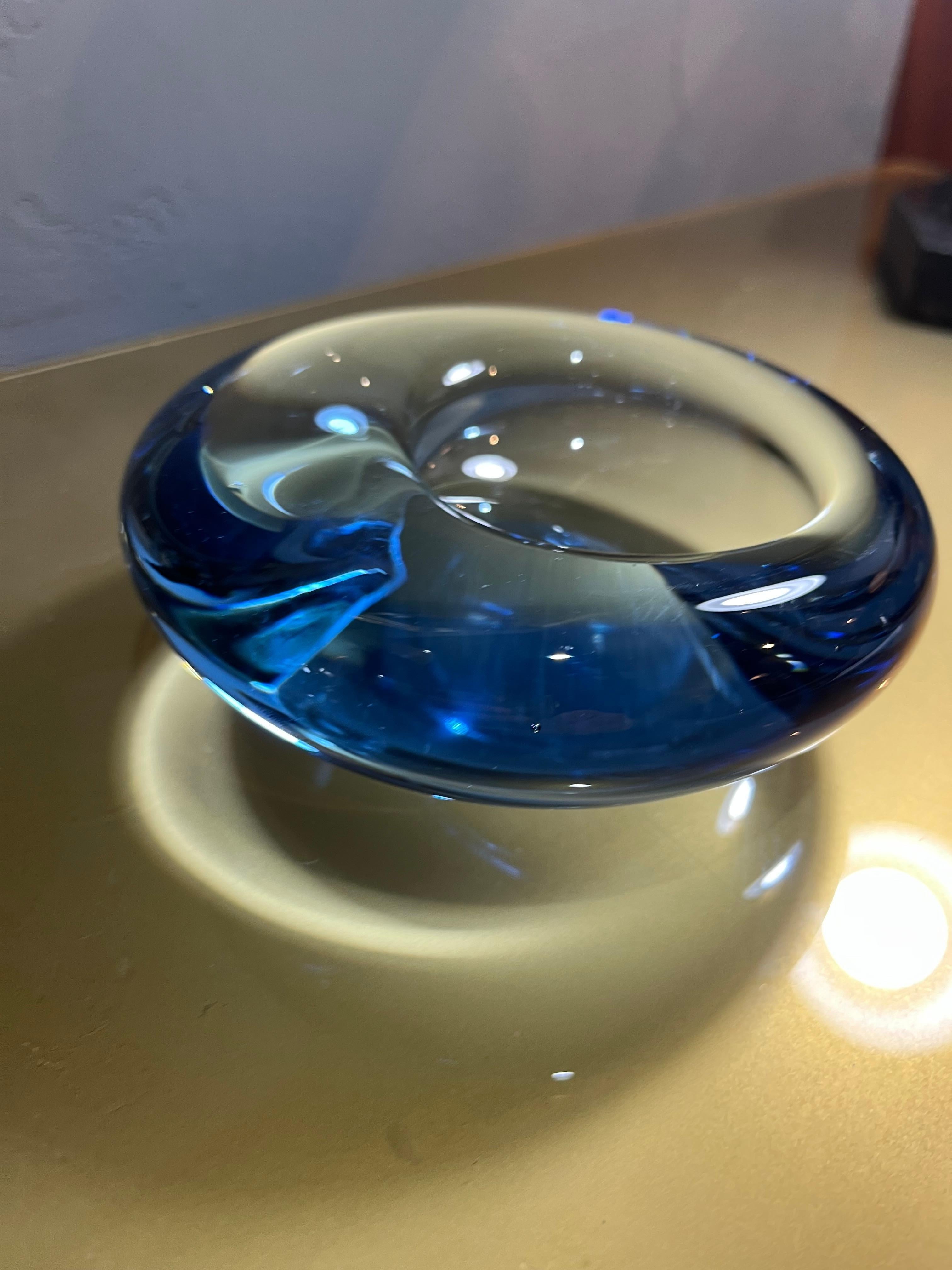 Mid-20th Century bol en verre des années 1950 par Holmegaard en vente