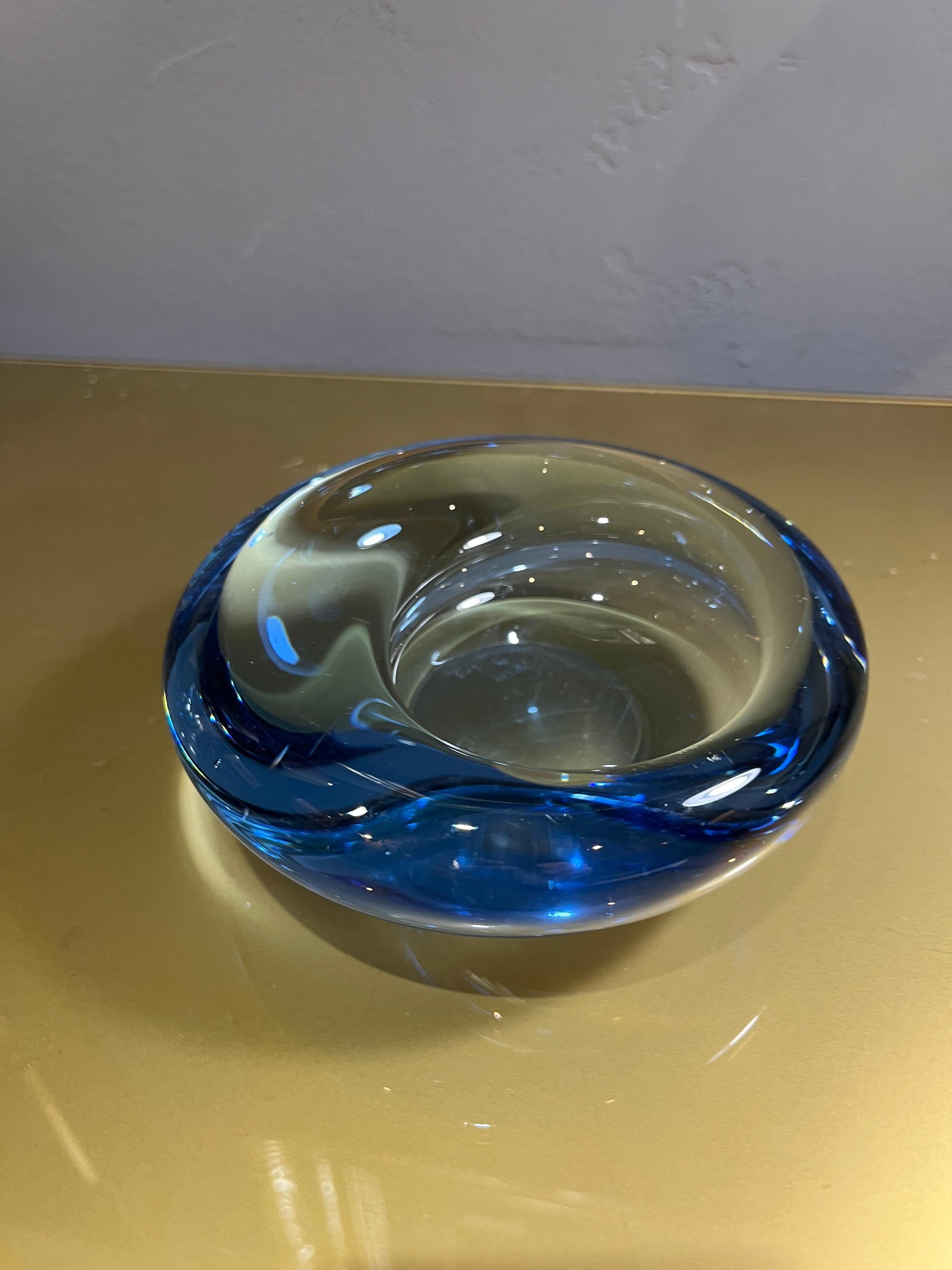 Verre bol en verre des années 1950 par Holmegaard en vente