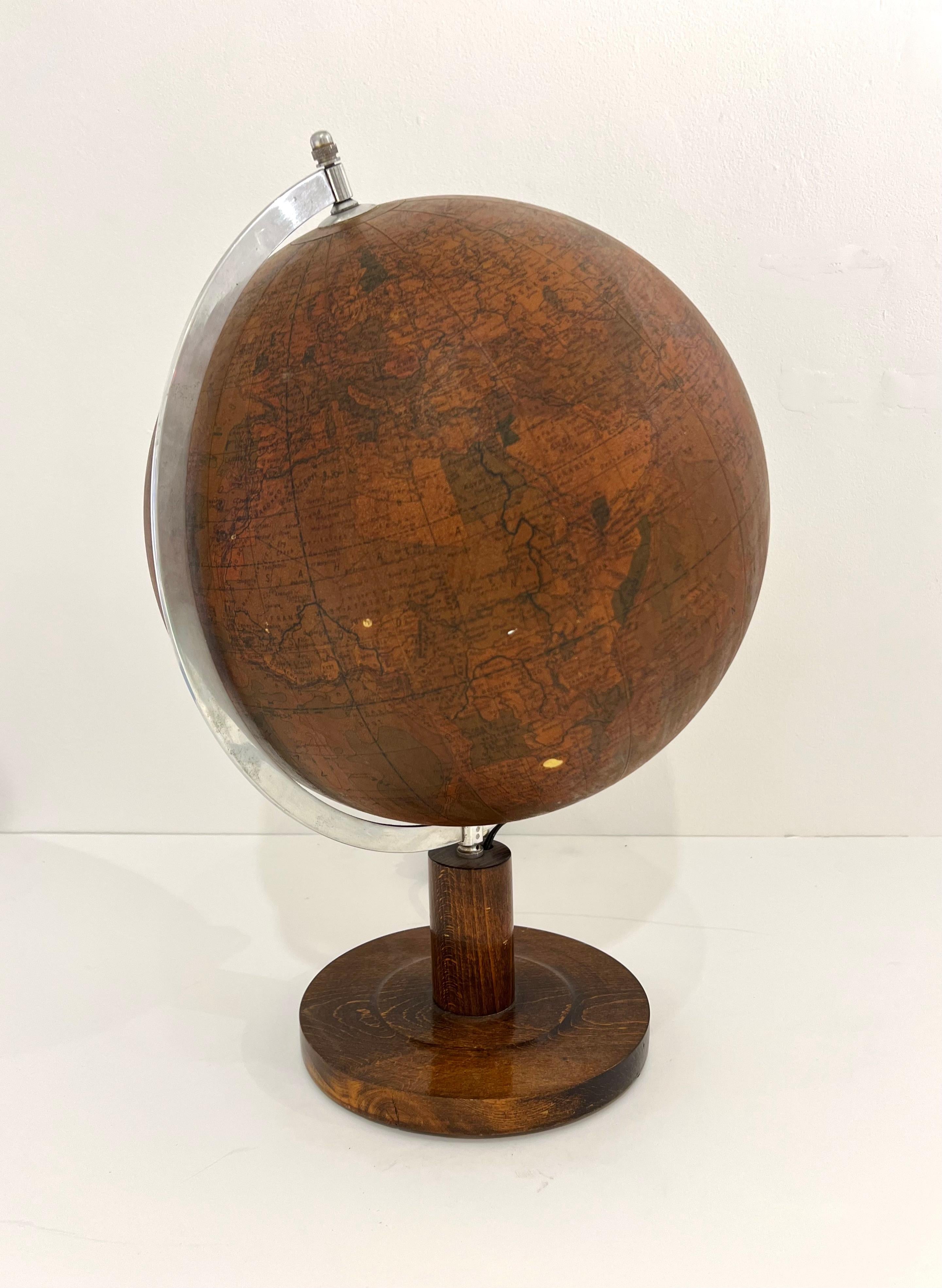 Mid-Century Modern Lampe Globe en verre des années 1950, Danemark en vente