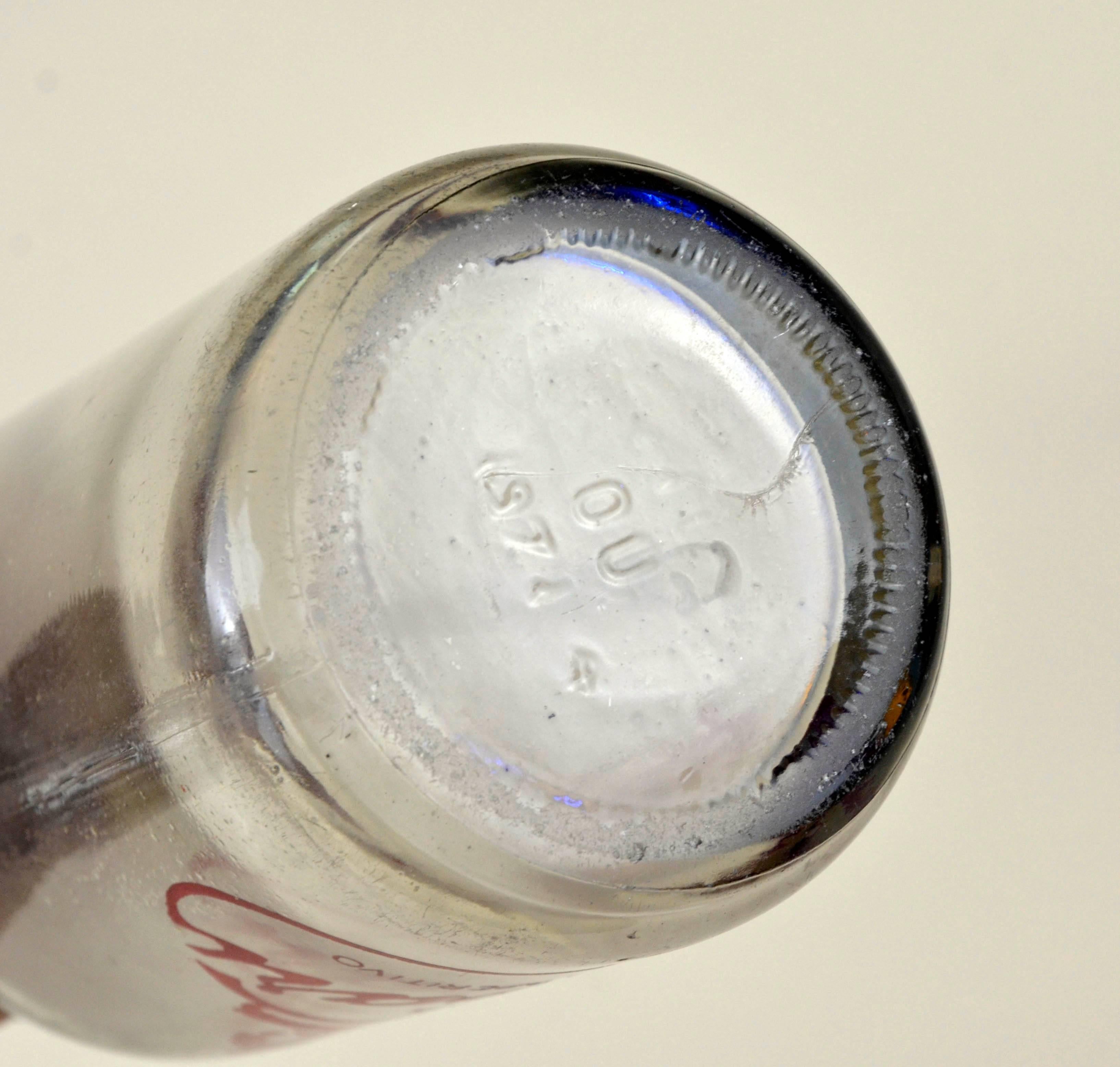 1950s Glass Italian Soda Syphon Seltzer Bitter Campari Bar Bottle 4