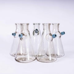 1950's Glass Laboratory Beakers