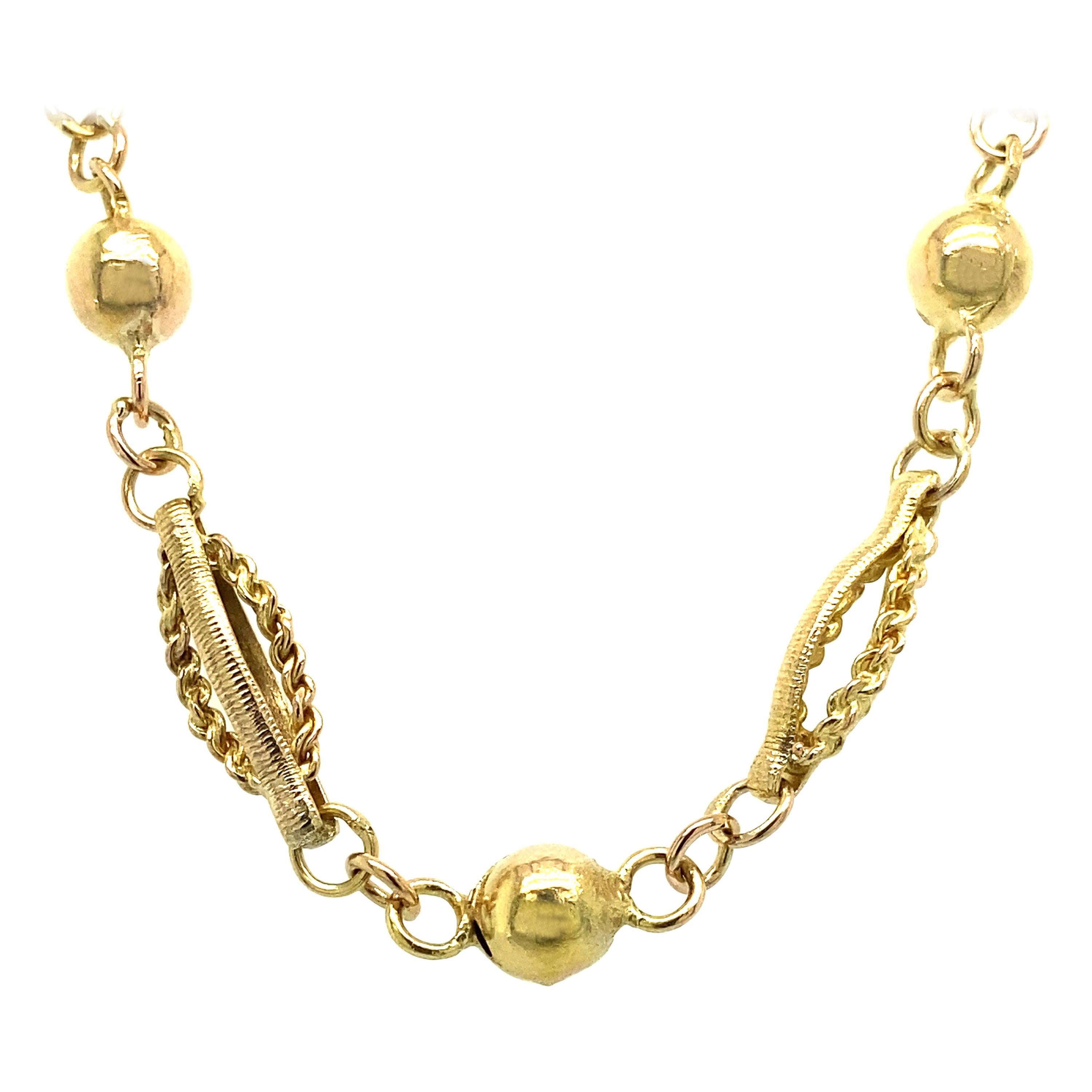 1950s Gold Necklace