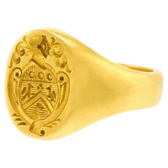 1950s Gold Signet Ring