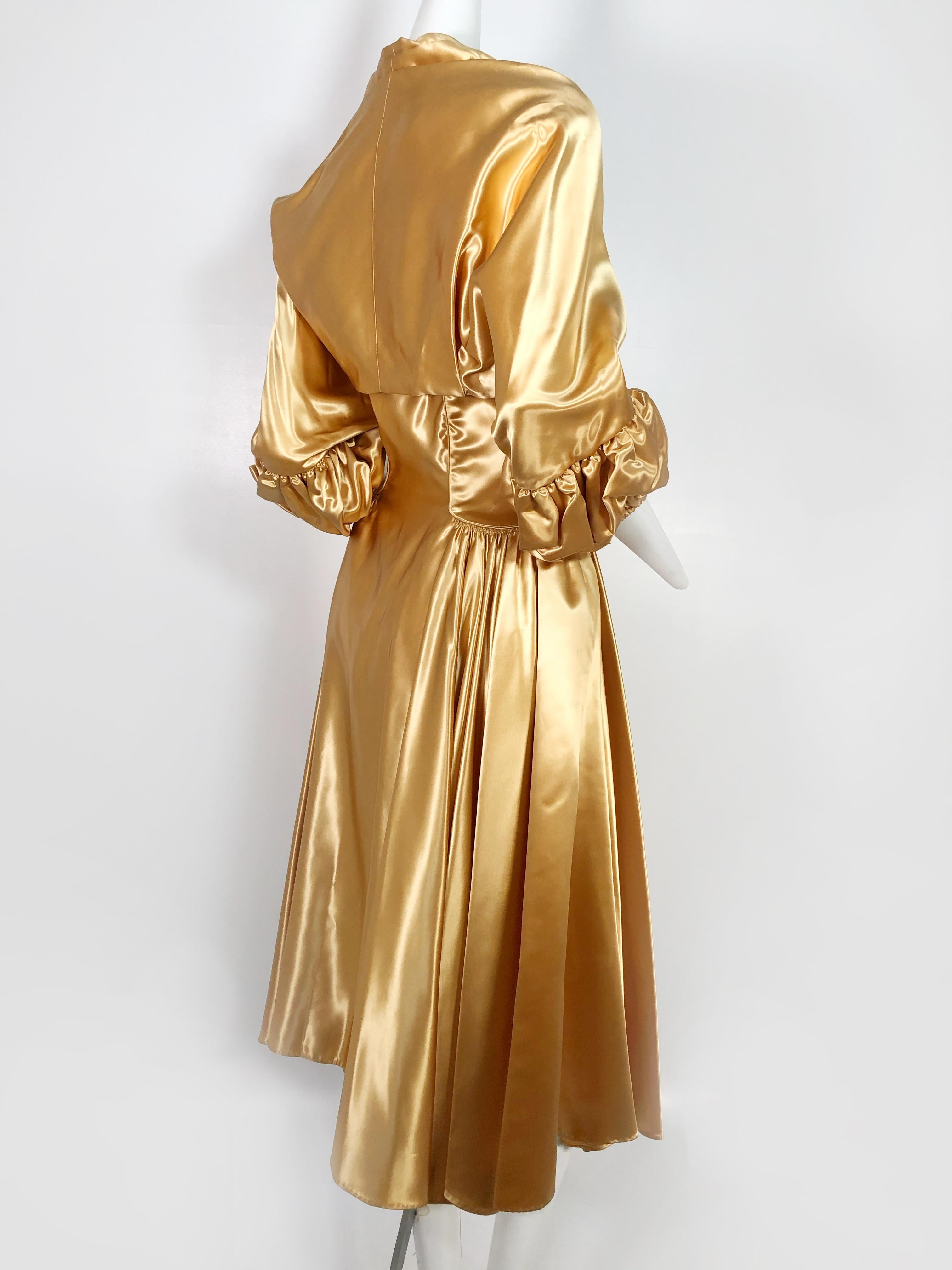 gold dress with jacket