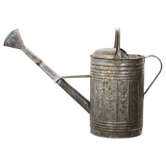 1950s Good Size Galvanized Watering Can