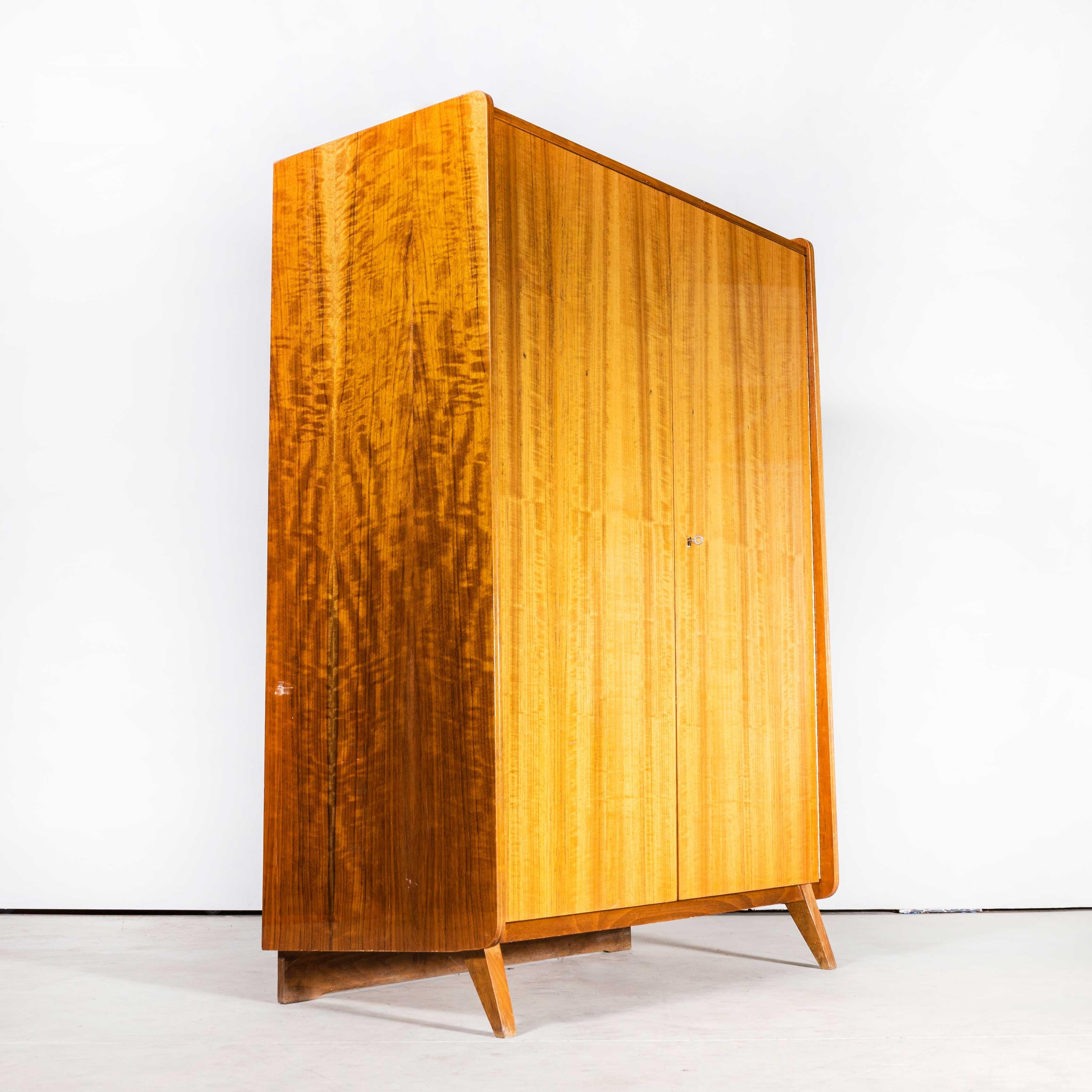 Bentwood 1950s Good Sized Fitted Wardrobe by by Tatra Pravenec