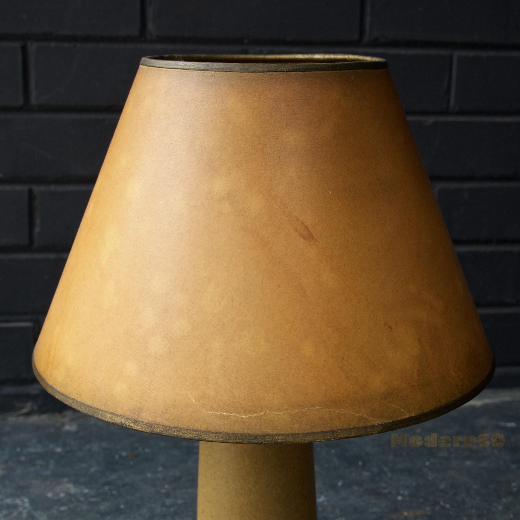 Glazed 1950s Gordon & Jane Martz Nº M113 Stoneware Table Lamp for Marshall Studios