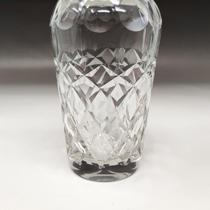 1950er Jahre Wunderschöner Cocktail Shaker aus geschliffenem Kristall, Made in Italy (Mitte des 20. Jahrhunderts) im Angebot