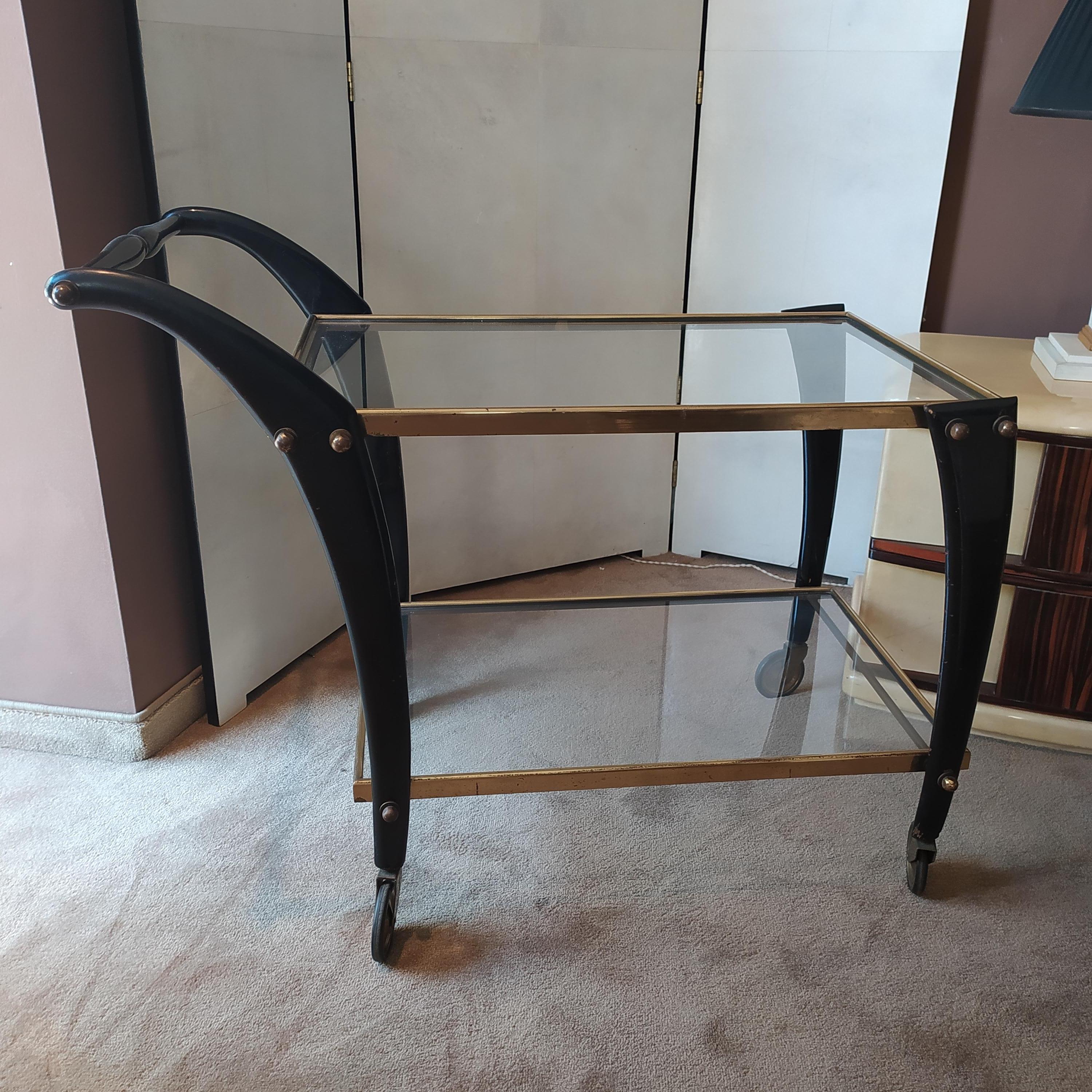 1950s Gorgeous Cesare Lacca bar cart.
The item is in excellent condition.