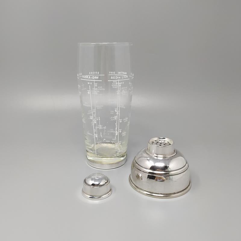 Italian 1950s Gorgeous Cocktail Shaker by OLRI. Made in Italy For Sale