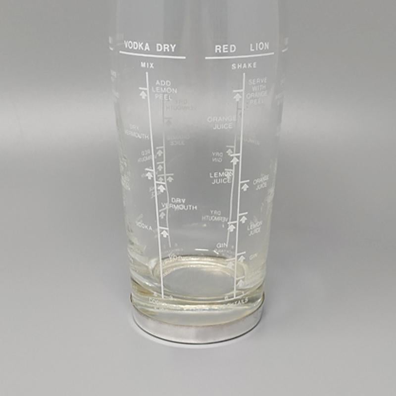Mid-20th Century 1950s Gorgeous Cocktail Shaker by OLRI. Made in Italy For Sale