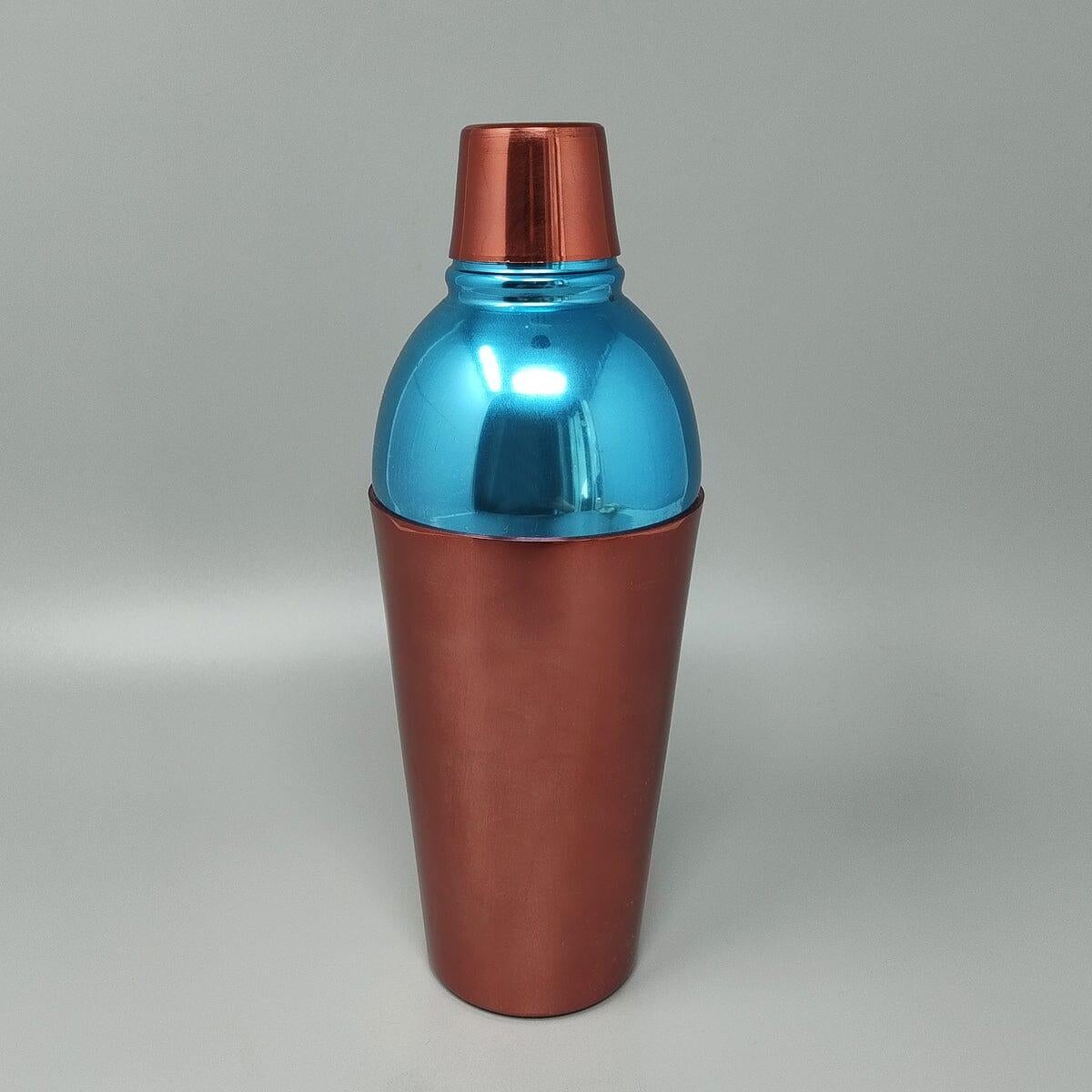 Mid-Century Modern 1950s Gorgeous Cocktail Shaker in Pure Aluminum. Made in Italy For Sale