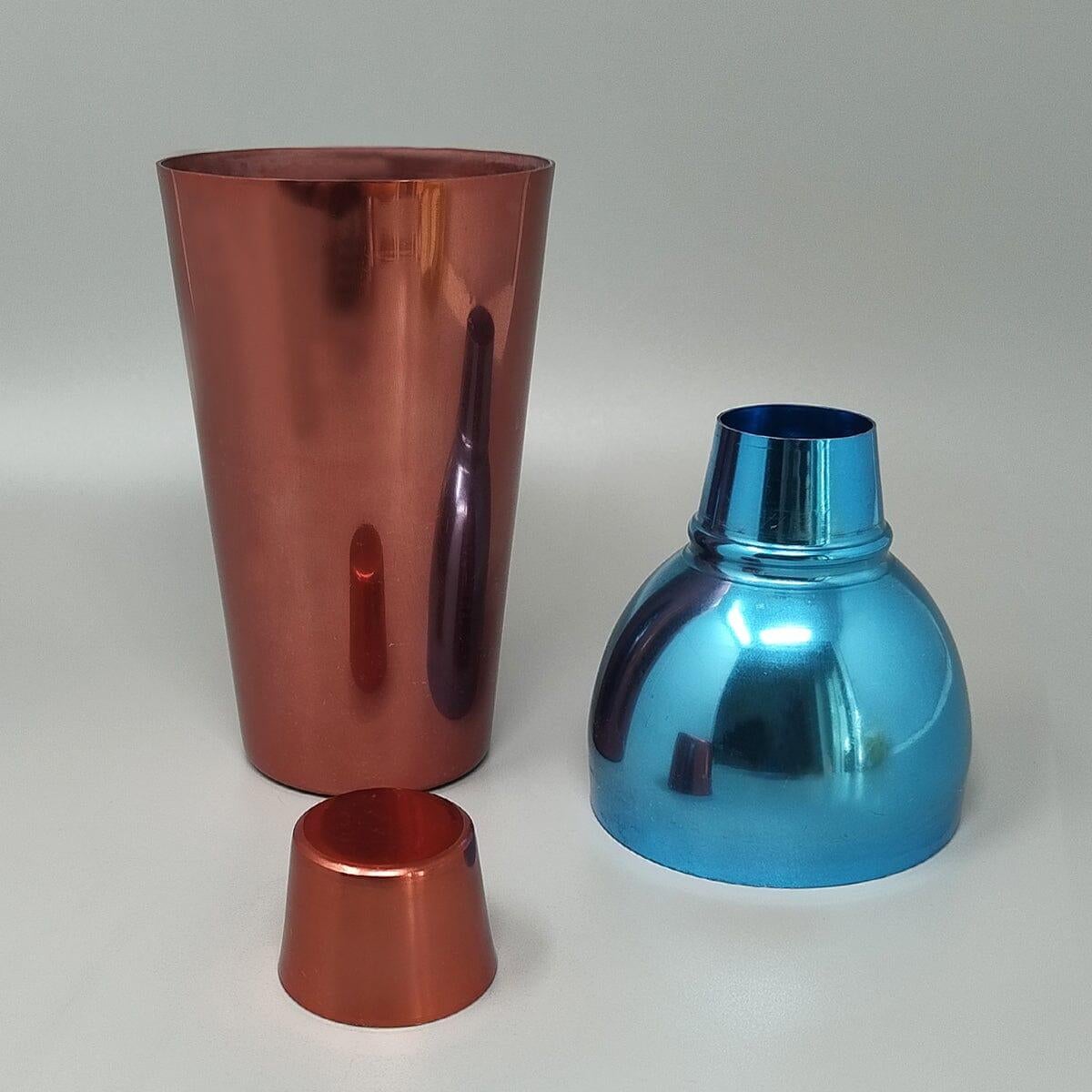 1950s Gorgeous Cocktail Shaker in Pure Aluminum. Made in Italy In Excellent Condition For Sale In Milano, IT
