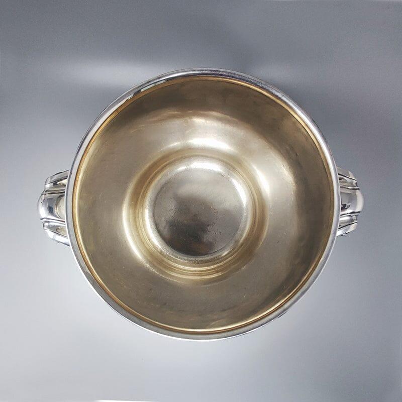 1950 Splendido secchiello per il ghiaccio di Christofle placcato in argento. Prodotto in Francia In condizioni ottime in vendita a Milano, IT