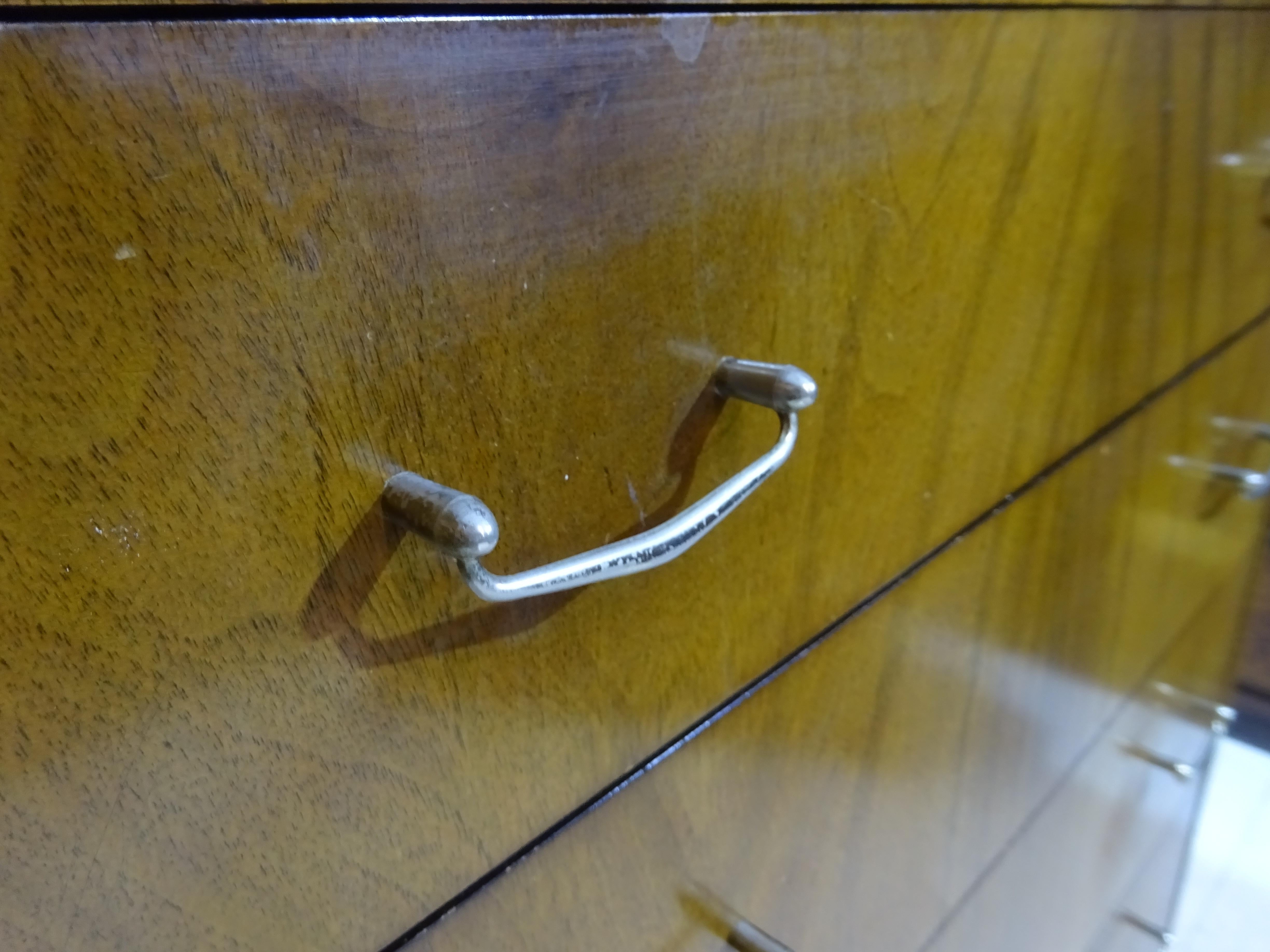 1950s Graduated Chest of Drawers In Good Condition For Sale In Tarleton, GB