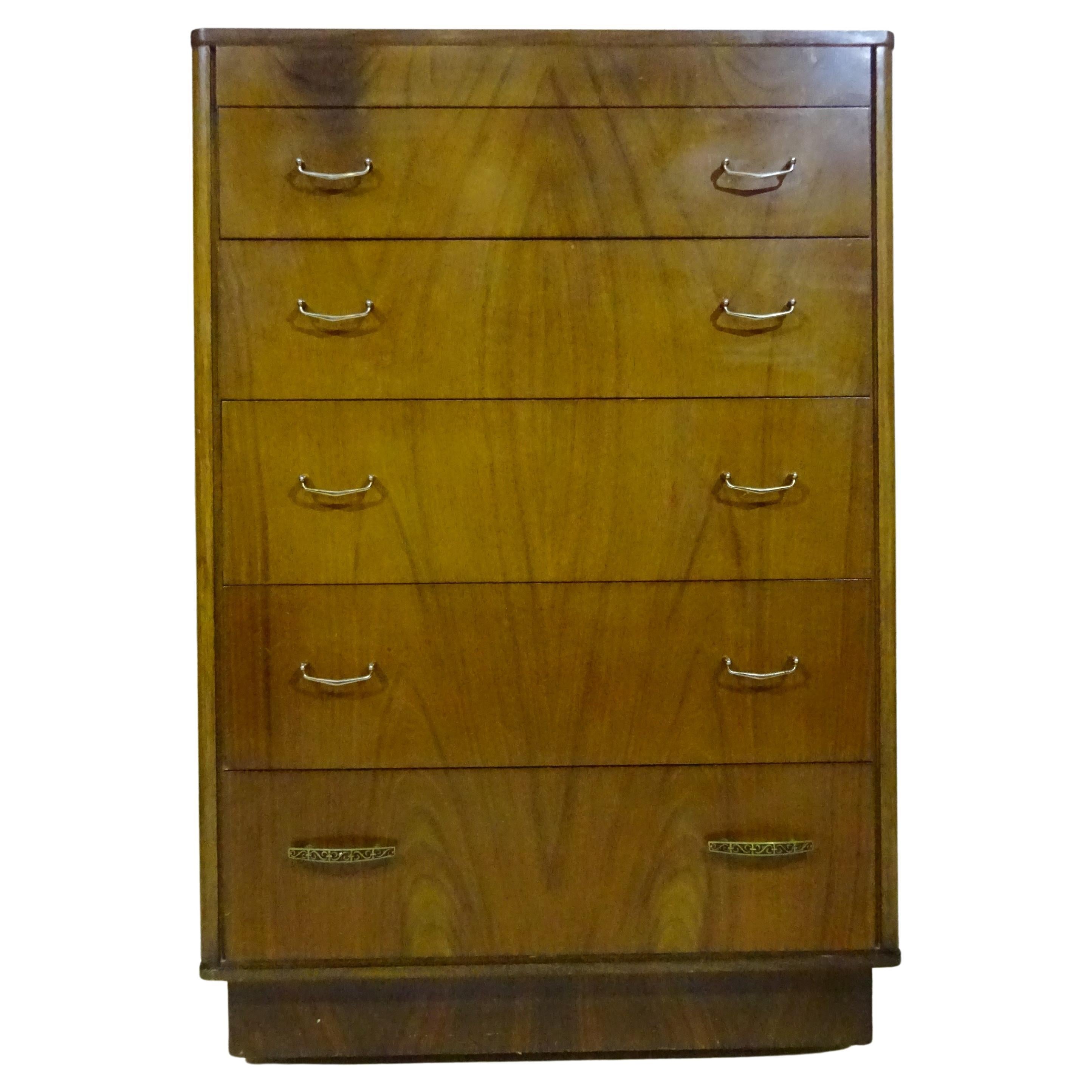 1950s Graduated Chest of Drawers For Sale