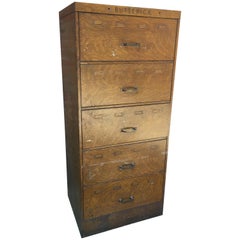 1950s Grain Printed Butterick Pattern Cabinet