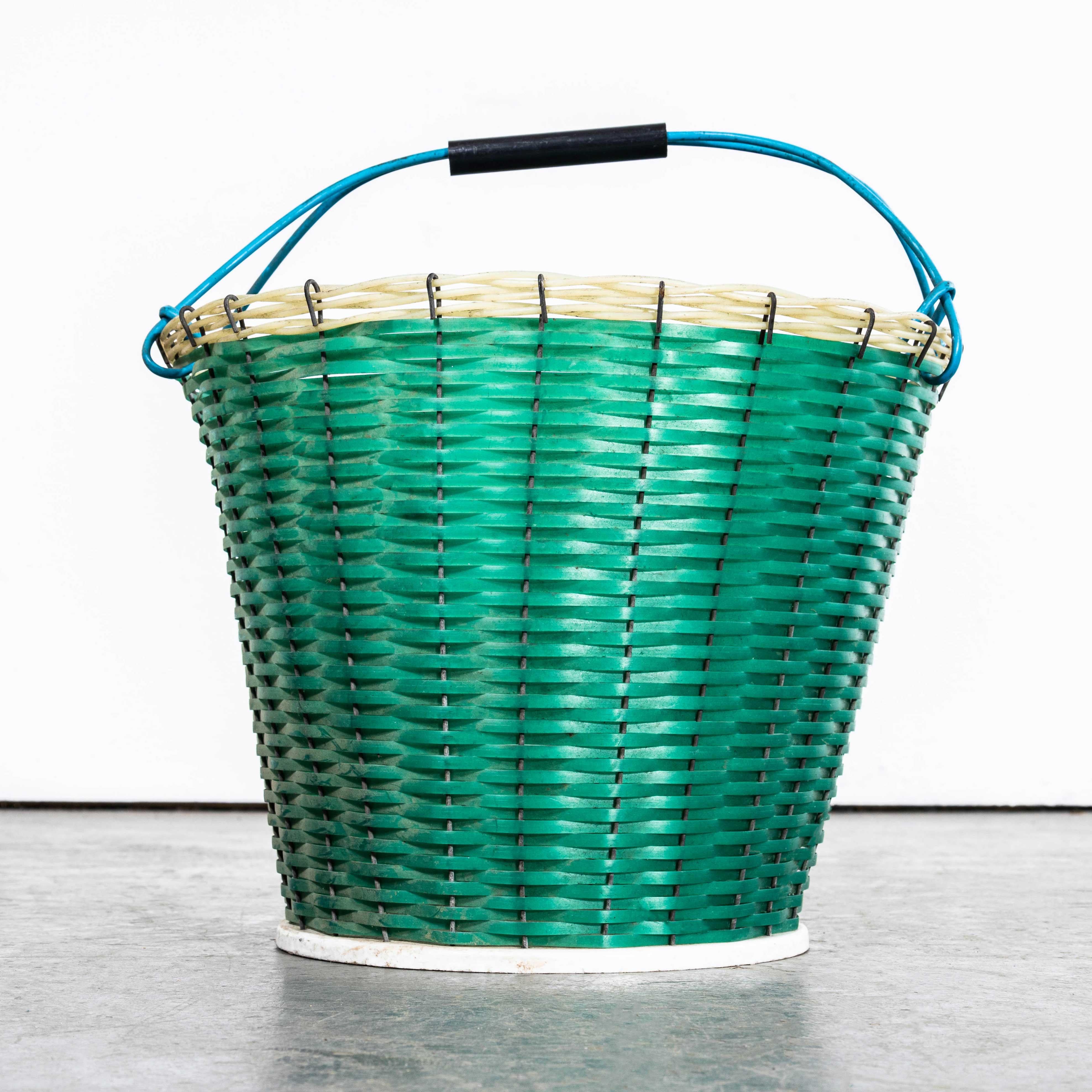 1950's Green Grape Picking Baskets - New Old Stock GDR 1