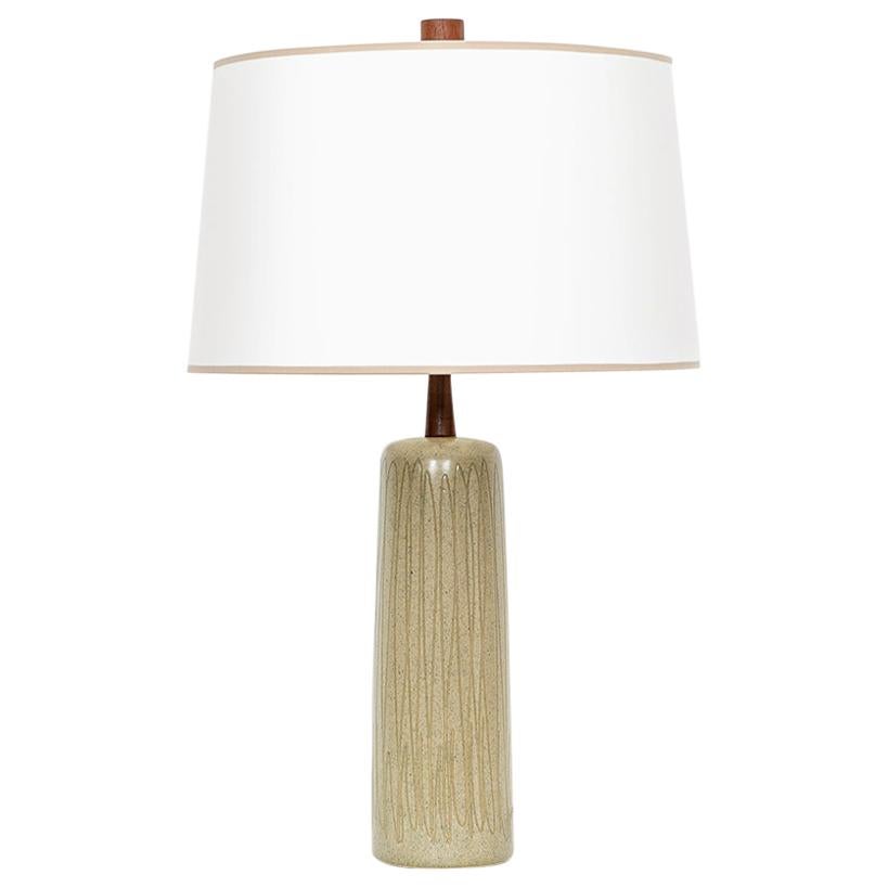 1950s Grey and Beige Table Lamp by Jane & Gordon Martz 'd' For Sale