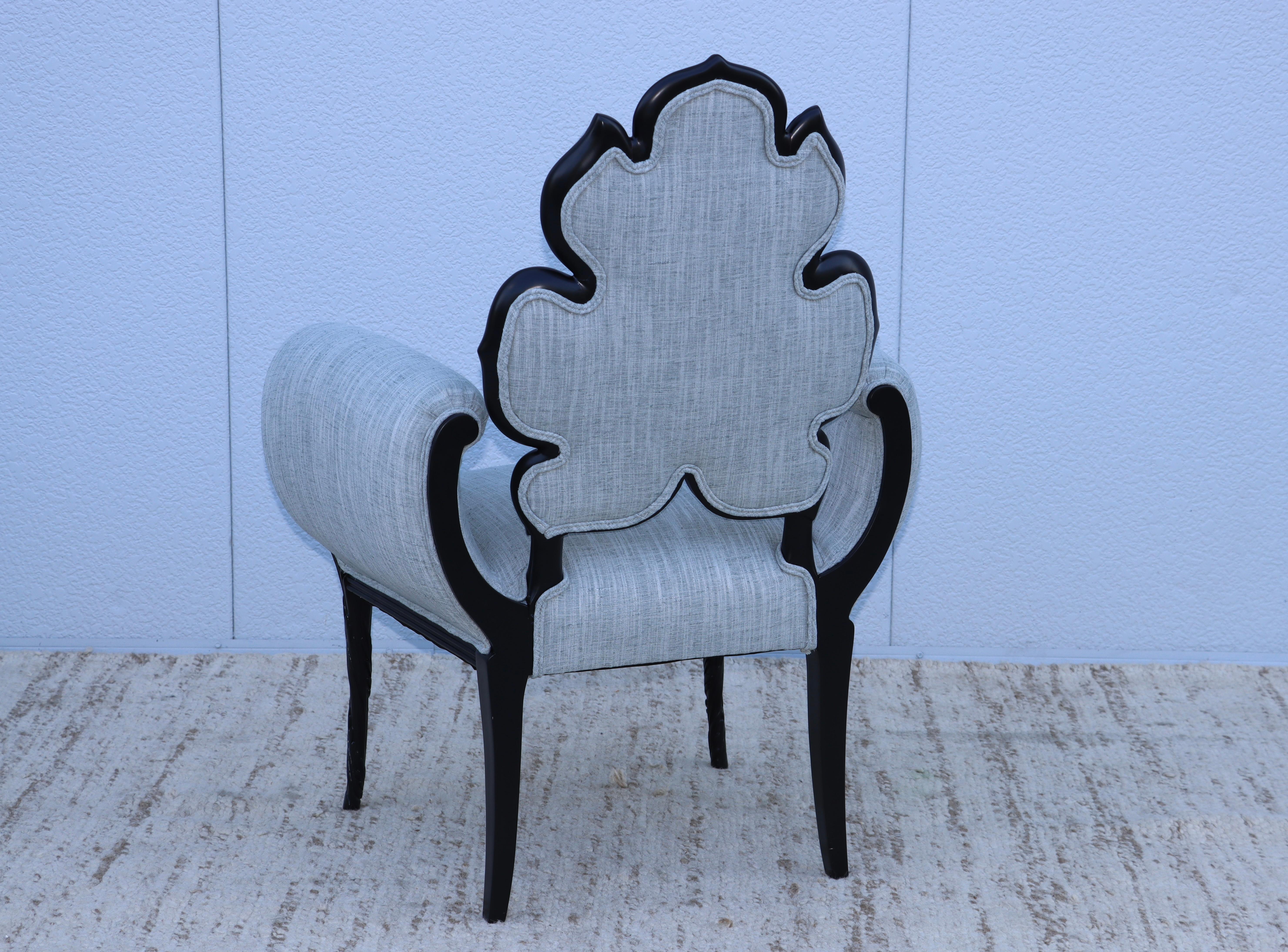 1950's Grosfeld House Flower Back Lounge Chairs 9