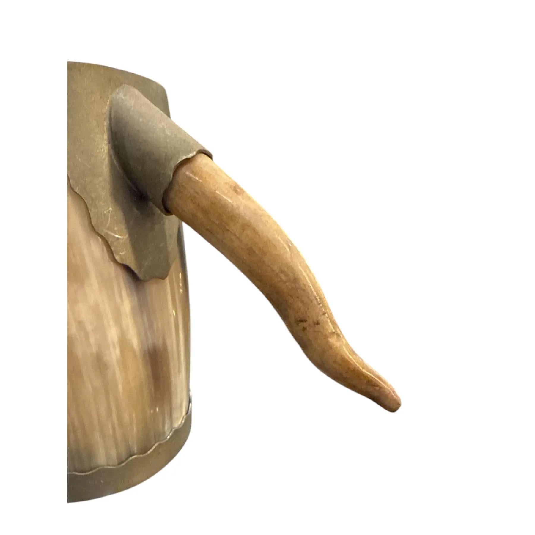 20th Century 1950s Gucci Boar Tusk Mug For Sale