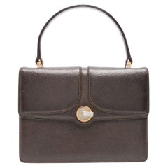 Used 1950s Gucci Brown Leather Handbag
