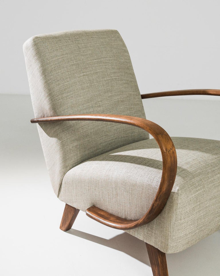 1950s H-410 Armchair by J. Halabala at 1stDibs | halabala 410