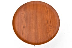 1950s H. Engholm & Sven Willumsen Teak Side Table For Fritz Hansen, Denmark