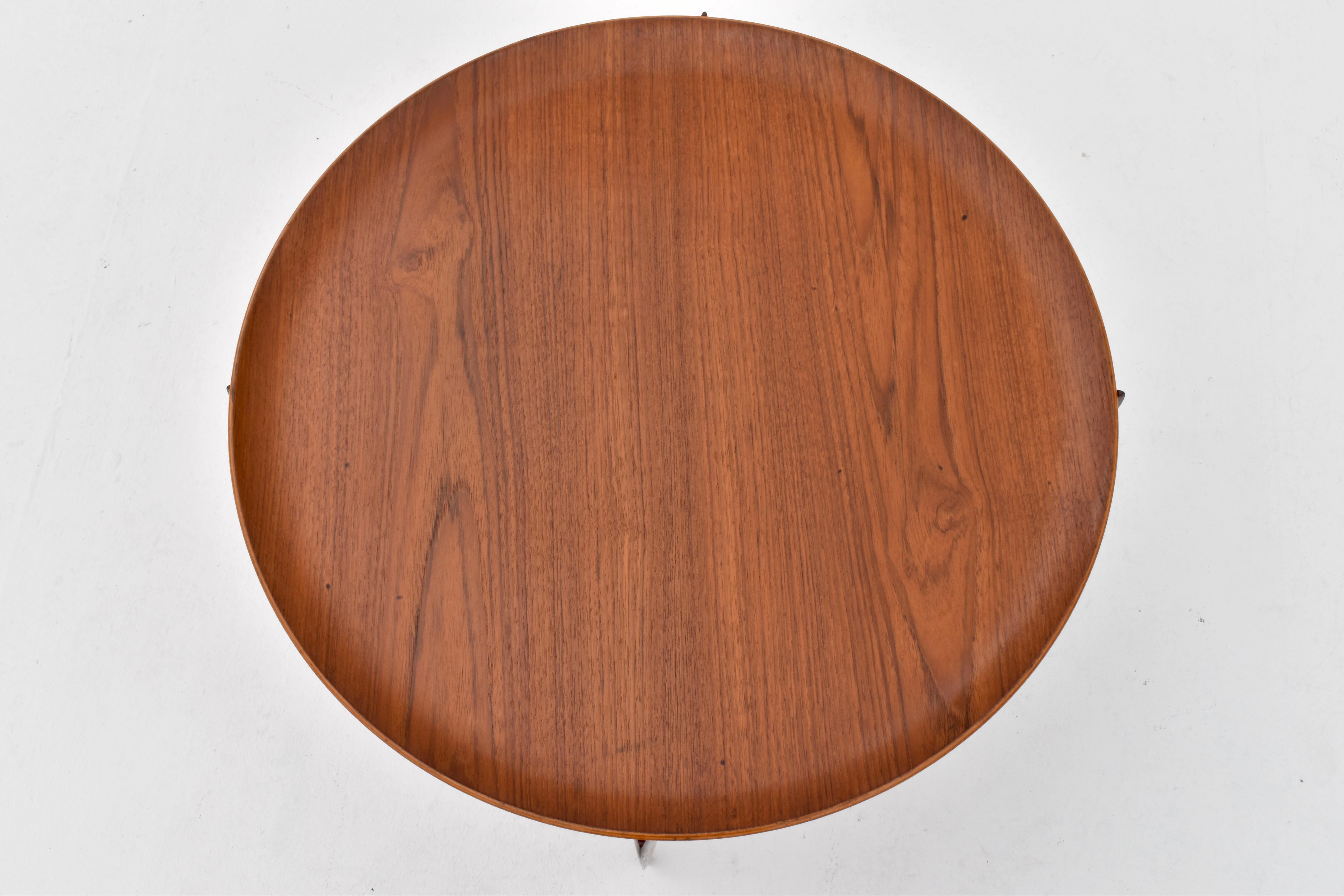 Tavolino in teak anni '50 di H. H. Engholm & Sven Willumsen & Engholm per Fritz Hansen, Danimarca In condizioni buone in vendita a Shepperton, Surrey