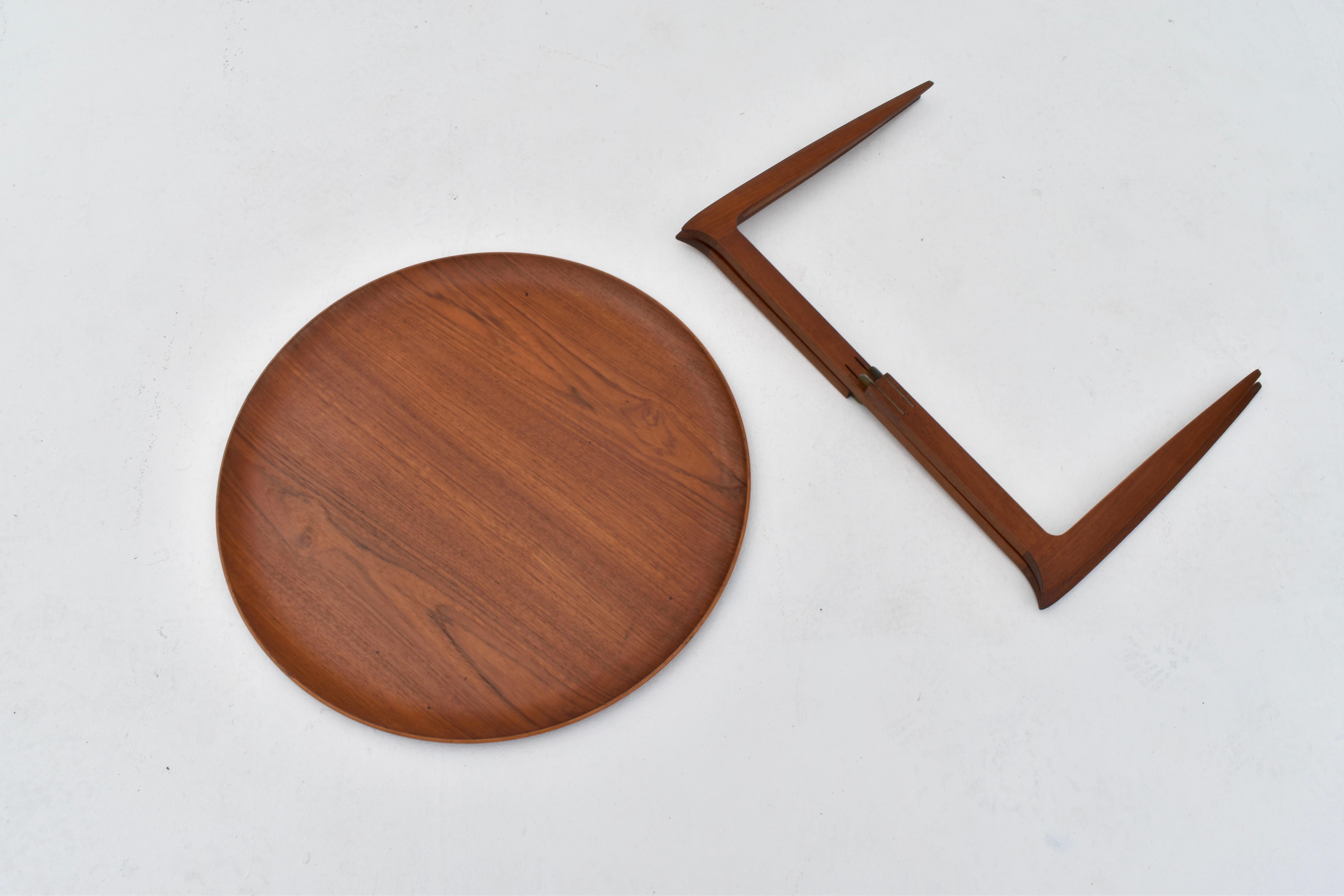 Tavolino in teak anni '50 di H. H. Engholm & Sven Willumsen & Engholm per Fritz Hansen, Danimarca in vendita 1