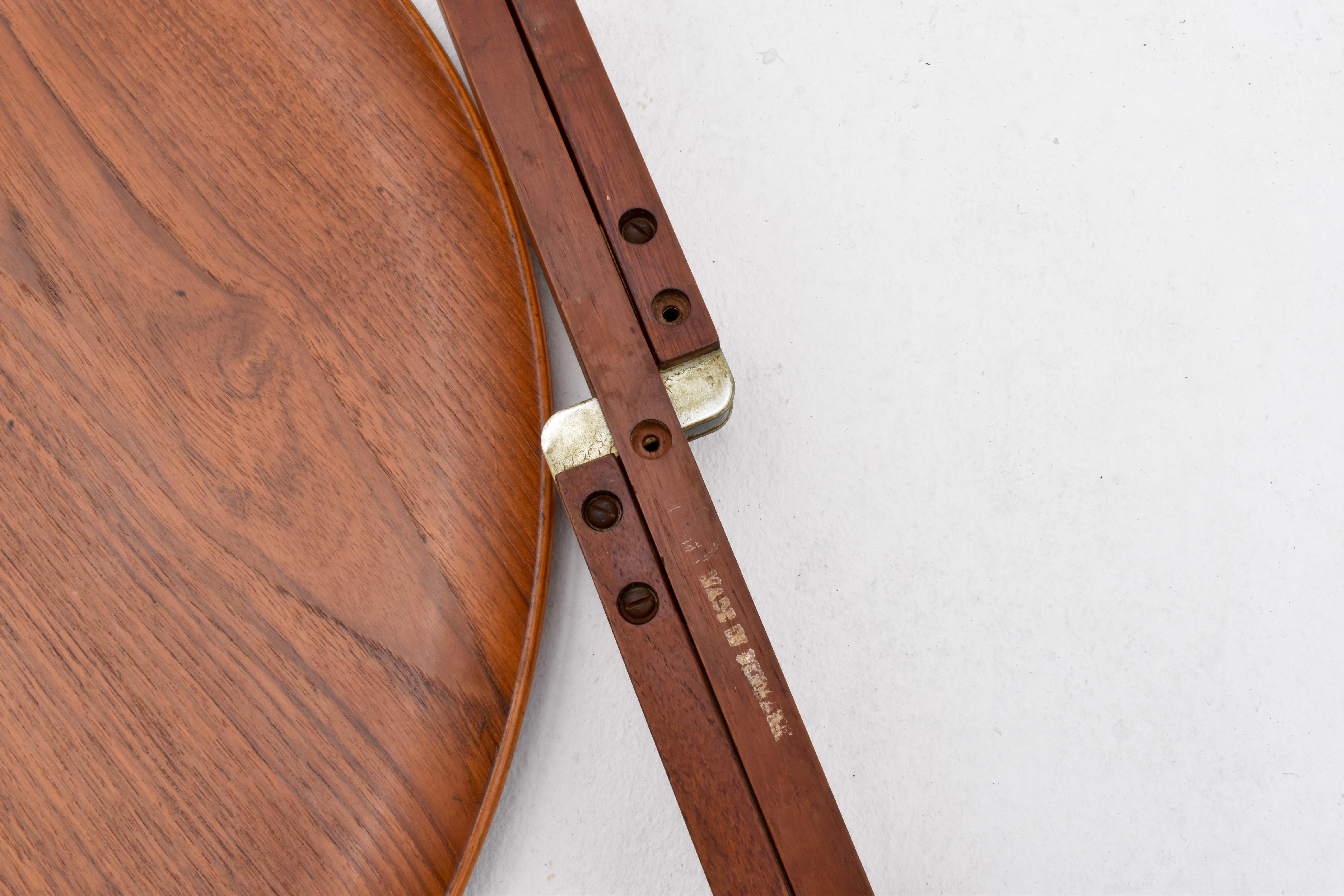 Tavolino in teak anni '50 di H. H. Engholm & Sven Willumsen & Engholm per Fritz Hansen, Danimarca in vendita 2