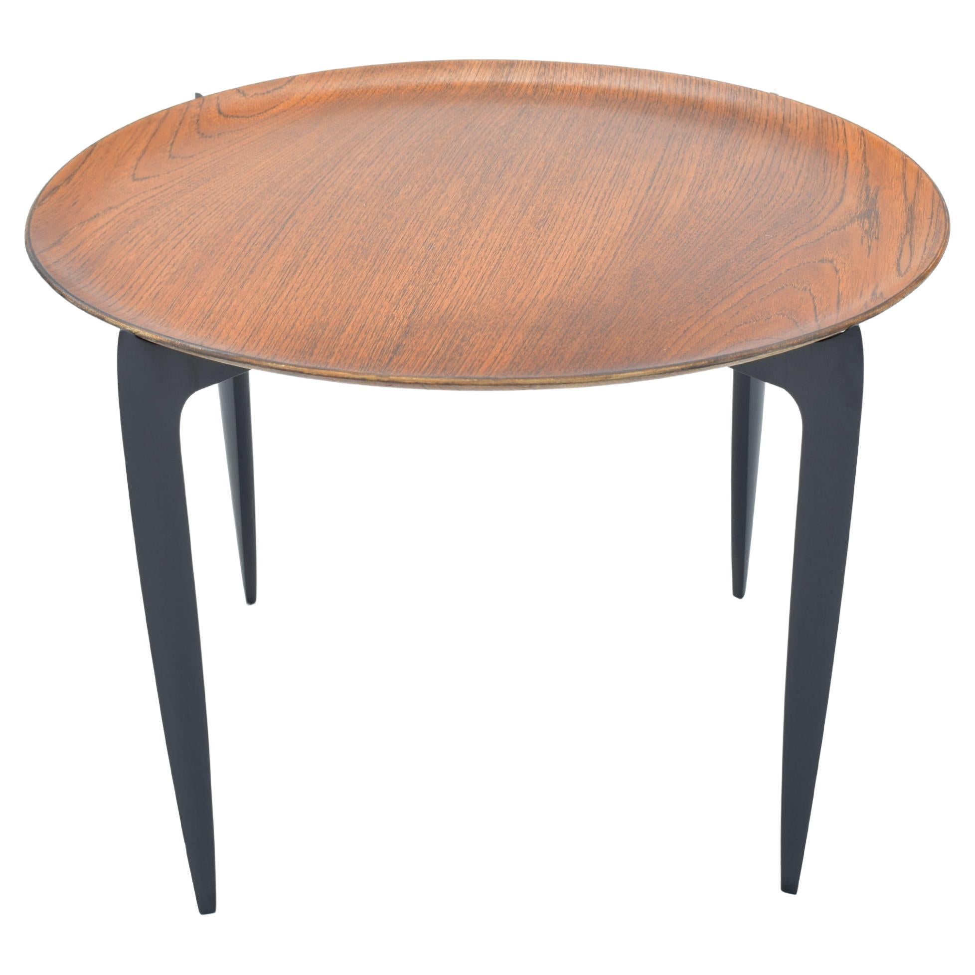 1950s H. Engholm & Sven Willumsen Teak Side Table For Fritz Hansen, Denmark