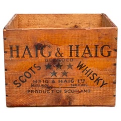 1950's Haig & Haig Wooden Whisky Crate