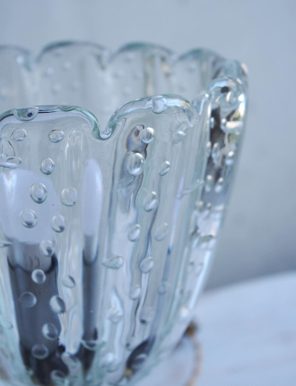 1950s Hand-blown Murano Glass Bolle Lamp 2