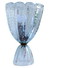 Vintage 1950s Hand-blown Murano Glass Bolle Lamp